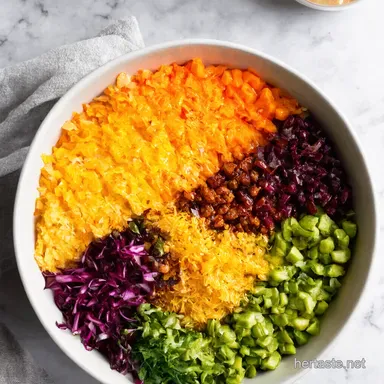 Aesthetic Healthy Food Pics Rainbow Buddha Bowl Recipe Recipe Card