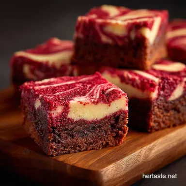 Red Velvet Cheesecake Brownies: The Best Indulgent Swirl Recipe Recipe Card