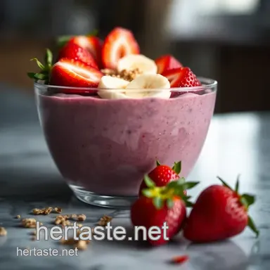 Refreshing Strawberry Acai Bowl: A Simple Tropical Delight Recipe Card