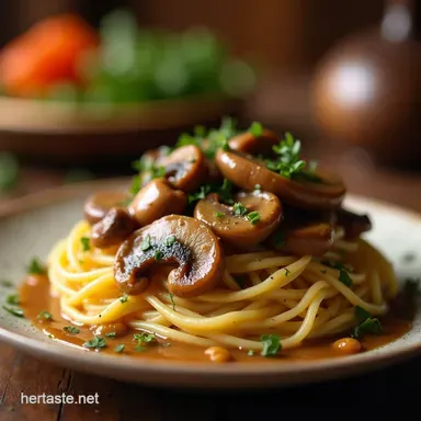 The Ultimate Umami Bomb Rich Silky Homemade Mushroom Gravy Recipe Card