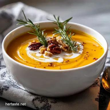 Fall Soup Recipe with Roasted Butternut: Silky Finish