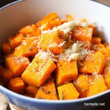 Roasted Butternut Squash with Garlic My Secret Parmesan Trick Recipe Card