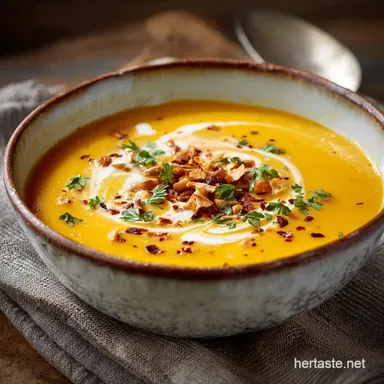 Creamy Butternut Squash Soup: The Ultimate Silky, Spiced Recipe Recipe Card
