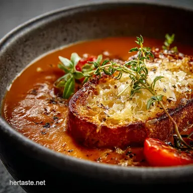 Roasted Tomato Soup with Cheddar The Ultimate Comfort Recipe Recipe Card