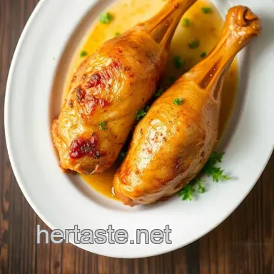 Easy Roasted Turkey Legs with Lemongrass Flavor: An Amazing Feast! Recipe Card