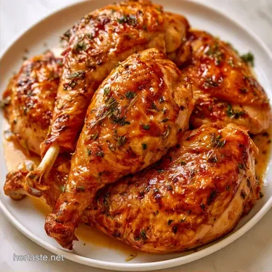 Lemongrass Roasted Turkey Legs for 4