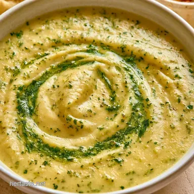 Vegan Cauliflower Soup in 55 Minutes Recipe Card