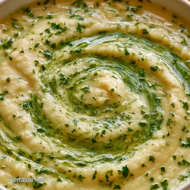 Vegan Cauliflower Soup in 55 Minutes