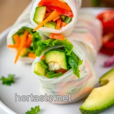How to Roll Fresh Veggies with Tasty Garden Spring Roll: 5 Delicious Tips! Recipe Card