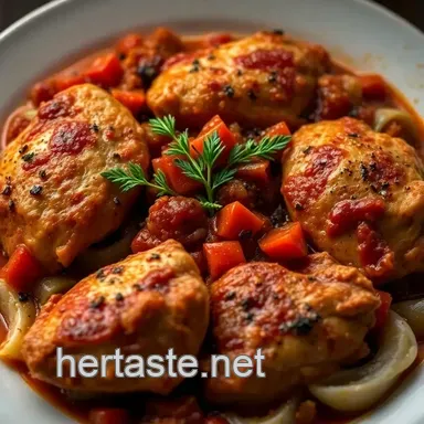 My Family's Best Chicken Cacciatore Recipe: Hearty Rustic Flavors Recipe Card