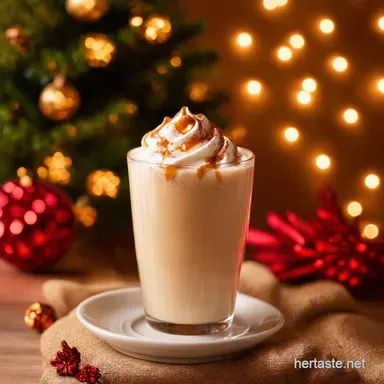 Salted Caramel Eggnog A Christmas Cracker Recipe Recipe Card