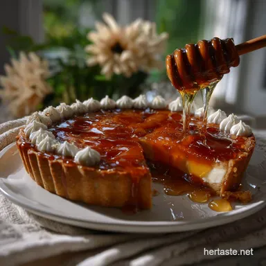 Salted Honey Pie A Sweet and Salty Winter Dessert | Velvety Set Recipe Card