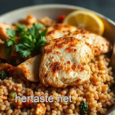 Delicious High Protein Meal Prep: Savory Chicken Quinoa Bowls