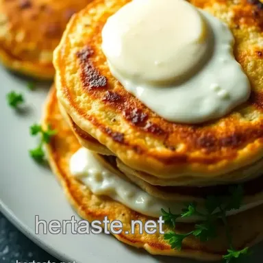Savory Cottage Cheese Pancakes: A Healthy Twist on Tradition Recipe Card