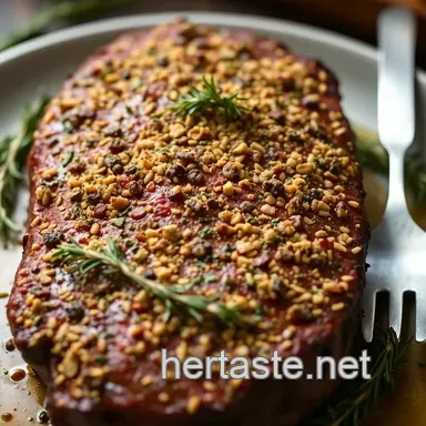 Savory Herb-Crusted Tri Tip Roast Recipe: A Flavorful Family Favorite Recipe Card