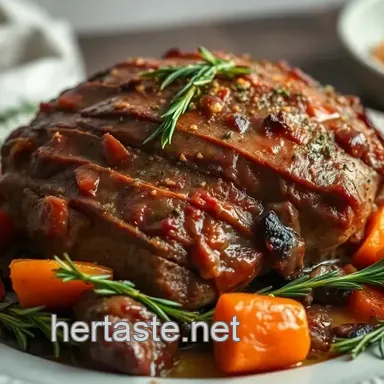 My Savory Beef Top Round Roast Oven Recipe: Juicy & Flavorful Every Time