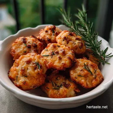 PecanRosemaryCheddar Buttons Recipe: Ultimate Crispy Appetizer Recipe Card