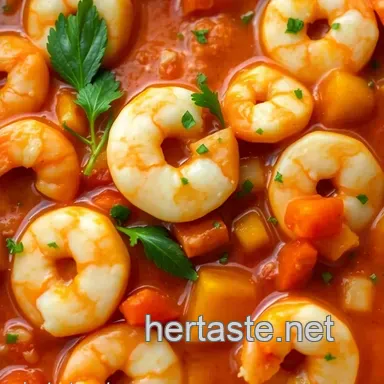 Savory Shrimp Stew: A Coastal Comfort for the Home Cook Recipe Card