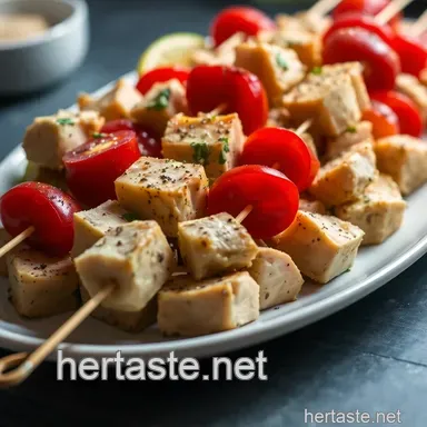 How to Create Amazing Hors d'Oeuvres Skewers: 3 Tasty Combinations Recipe Card