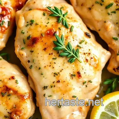 Sear Chicken with Savory Herbs & Zesty Flavor presentation