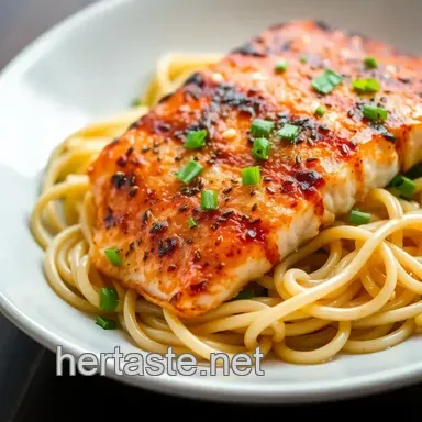 How to Sear Salmon in Lemongrass with Noodles: A Delicious 30-Minute Meal Recipe Card