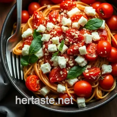Seriously Good Feta Tomato Pasta: Viral Done Right! Recipe Card
