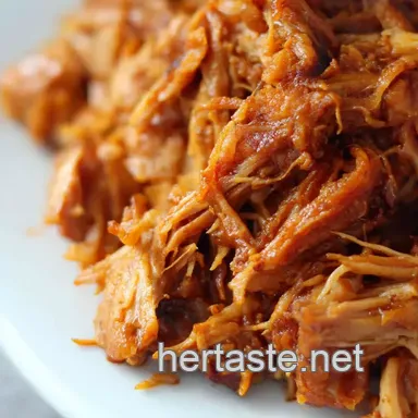 Easy Crockpot Meals: "Set It & Forget It" BBQ Pulled Pork Recipe Card