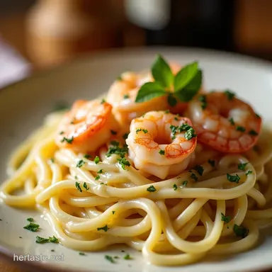 Shrimp Alfredo Creamy Dream My Familys GoTo Recipe Recipe Card