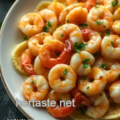 Shrimp Scampi – Like Mama Used to Make presentation