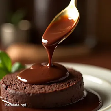 Foolproof Dark Chocolate Condensed Milk Hot Fudge Sauce Recipe Card