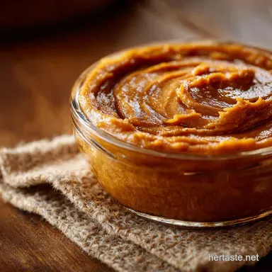 Easy Homemade Pumpkin Pie Butter Silky Rich Fall Spread Recipe Card