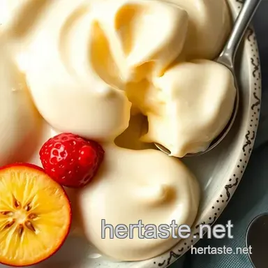 Silky Vanilla Pudding presentation