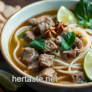 My Grandmother&#039 s Simmered Beef Noodle Soup - Comforting &amp Savory