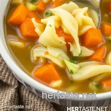 How to Make Simmered Cabbage Soup - Heartwarming & Easy Comfort Food! Recipe Card