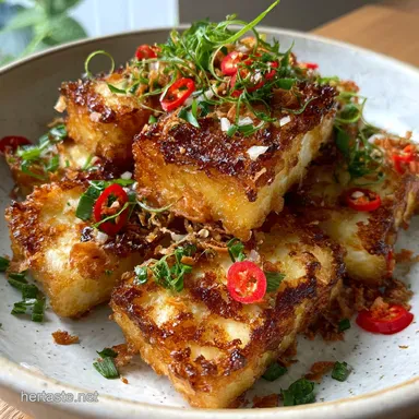 Tauhu Recipe: Crispy Baked in 30 Min Recipe Card