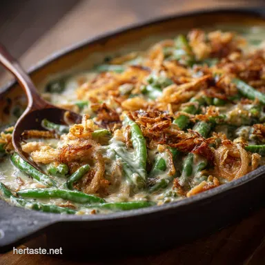 Simple Green Bean Casserole: The Creamy, Made-from-Scratch Recipe Recipe Card