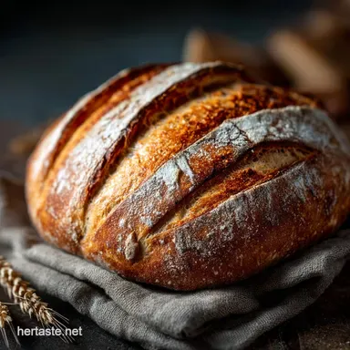 Bread: The No-Knead Rustic Artisan Loaf Recipe Recipe Card