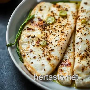 Easy & Juicy Broiled Flounder Recipe: My Fail-Proof Herb Glazed Method Recipe Card