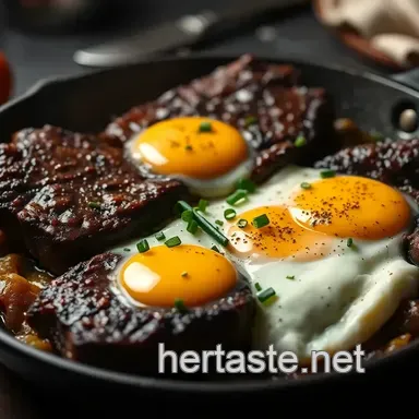 My Go-To Sizzling Steak and Eggs: A Breakfast Classic Recipe