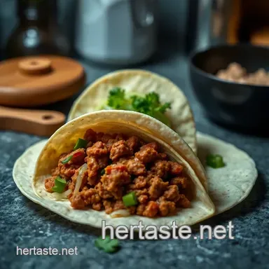Easy Skinny Taste Recipes: 5 Delicious Turkey Taco Wraps You'll Love Recipe Card