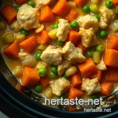 Slow-Cooker Chicken Pot Pie Crock Pot: Easy Comfort Food for Busy Nights Recipe Card
