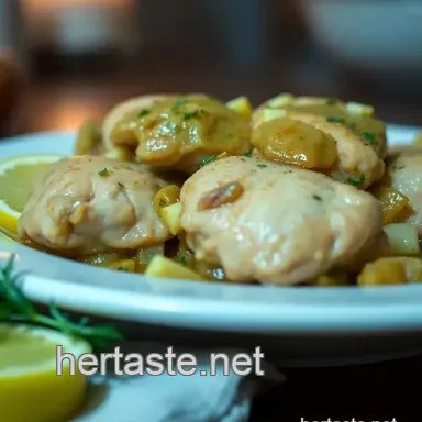 Juicy Slow Cook Chicken Thighs: Lemon & Herb Gravy Magic Recipe Card