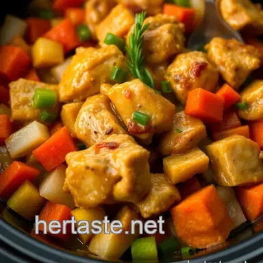 Simple Crock Pot Recipes: Honey Garlic Chicken Bliss! Recipe Card