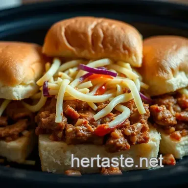 Easy Crock Pot Recipes: Pulled Pork Sliders with Tangy Slaw!