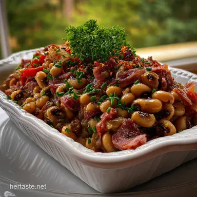 Southern Black Eyed Peas Recipes: Velvety & Smoky Recipe Card