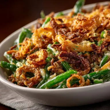 Southern Green Bean Casserole: The Ultimate Scratch-Made Holiday Side Recipe Card