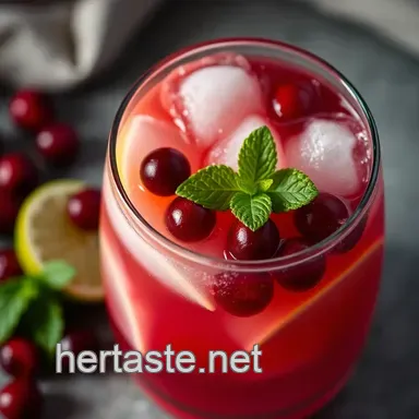 Refreshingly Easy Poppi Cranberry Fizz: A Simple Sparkling Delight Recipe Card