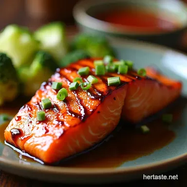 Quick Char Siu Salmon My 8Minute Weeknight Wonder Recipe Card