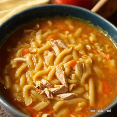 Quick Chicken Noodle Soup Ready in 30 My GoTo Recipe Card