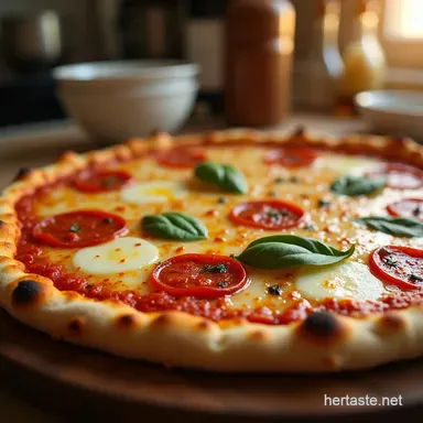 Quick Pizza Dough Speedy Perfection in Under an Hour Recipe Card